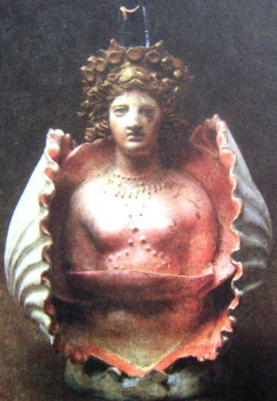 Афродита. Фигурный сосуд-статуетка для хранения душистого масла.V в. до н.э.