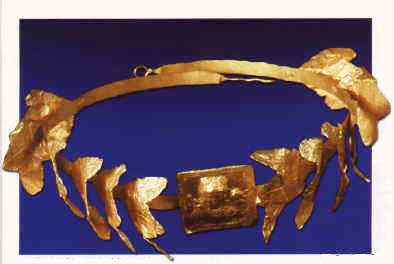 Золото Кубани. Диадема с изображением Афродиты. Золото. II - сер. III в. н.э.