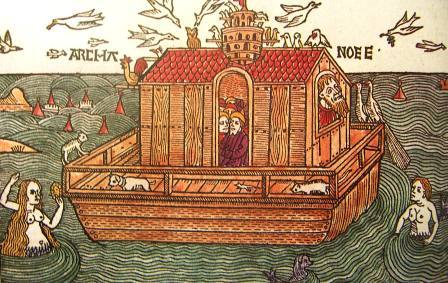 Ноев ковчег по пересказу истории потопа библией Великий Потоп, гибель Атлантиды и катастрофические землетрясения на юге России.
