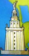 Фаросский маяк в Александрии.