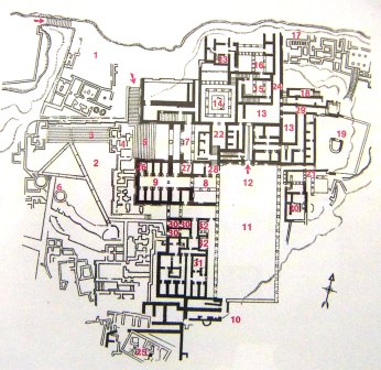 План дворца Феста